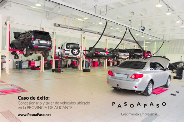Caso de éxito: Concesionario y taller de Vehículos ubicado en la PROVINCIA DE ALICANTE